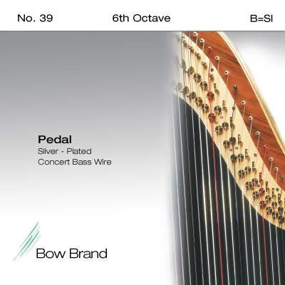 Bow Brand Pedal Wires Silver Plated PW-39B6S